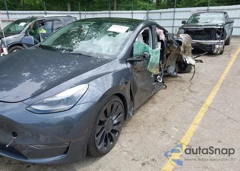 2023 Tesla Model Y Performance Dual Motor All-Wheel Drive из США, поврежденный, VIN 7SAYGDEF3PF801796